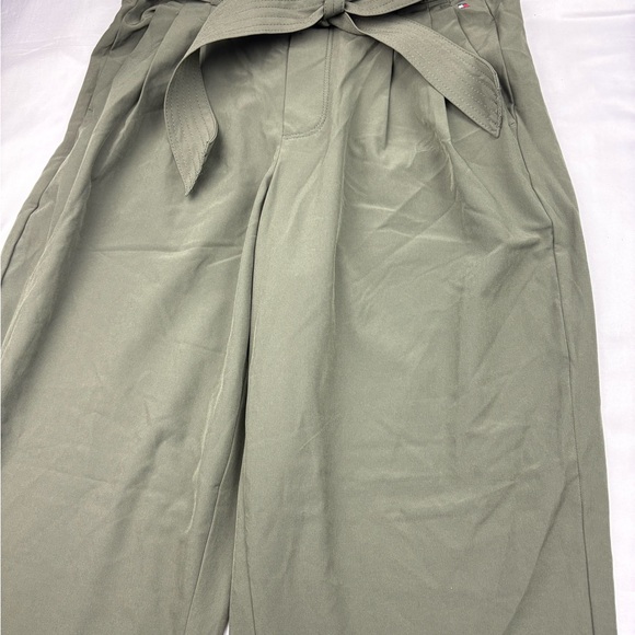 Tommy Hilfiger Olive Wide Leg Pants - Picture 3 of 5